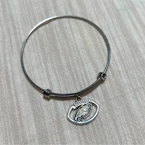 Philadelphia Eagles NFL football bangle bracelet